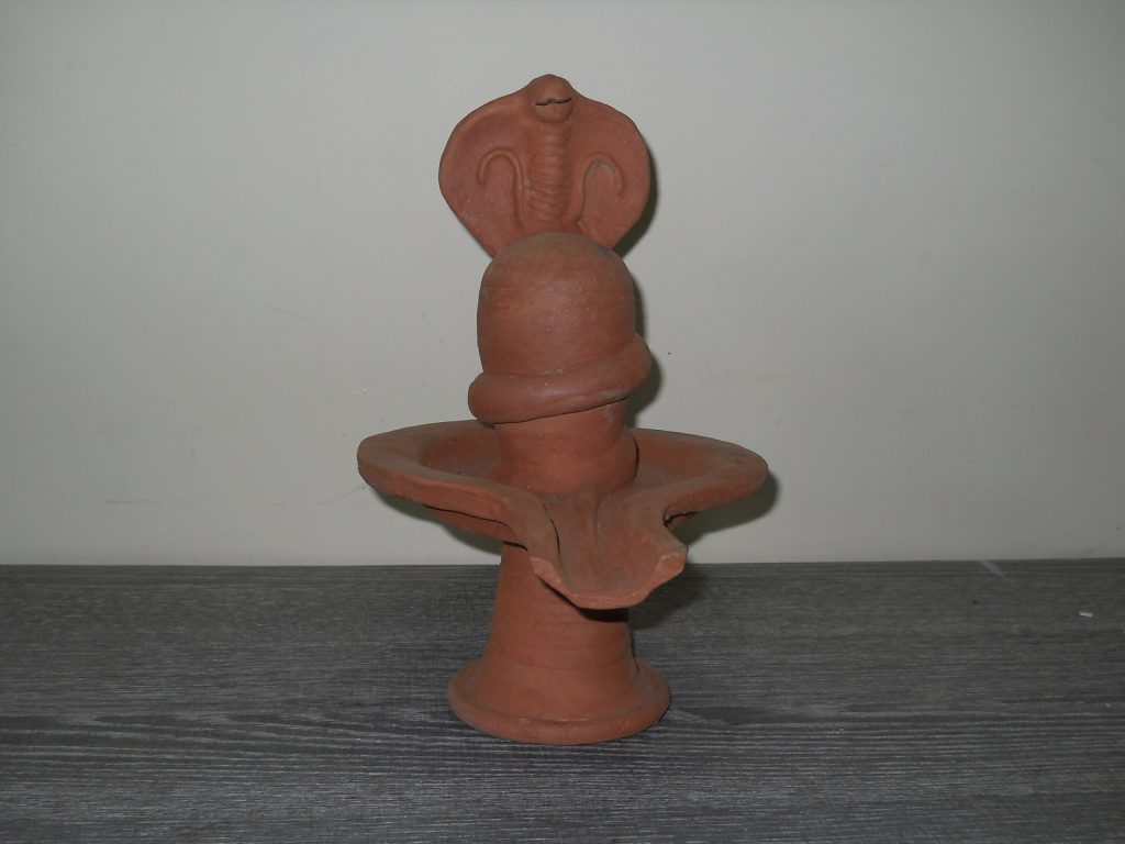 handcrafted terracotta Shiva Lingam. Rs. 500